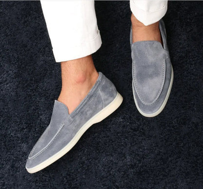 Soft Leather Slip On Shoes