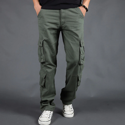 Men's Cargo Pants Hiking Pants Pocket Plain Comfort Breathable