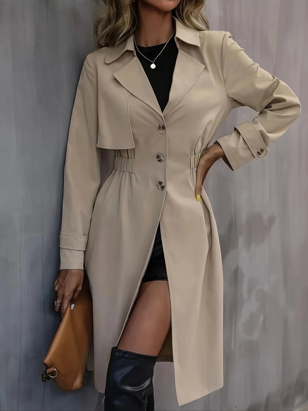 Timeless Waterproof Ladies Long Coat