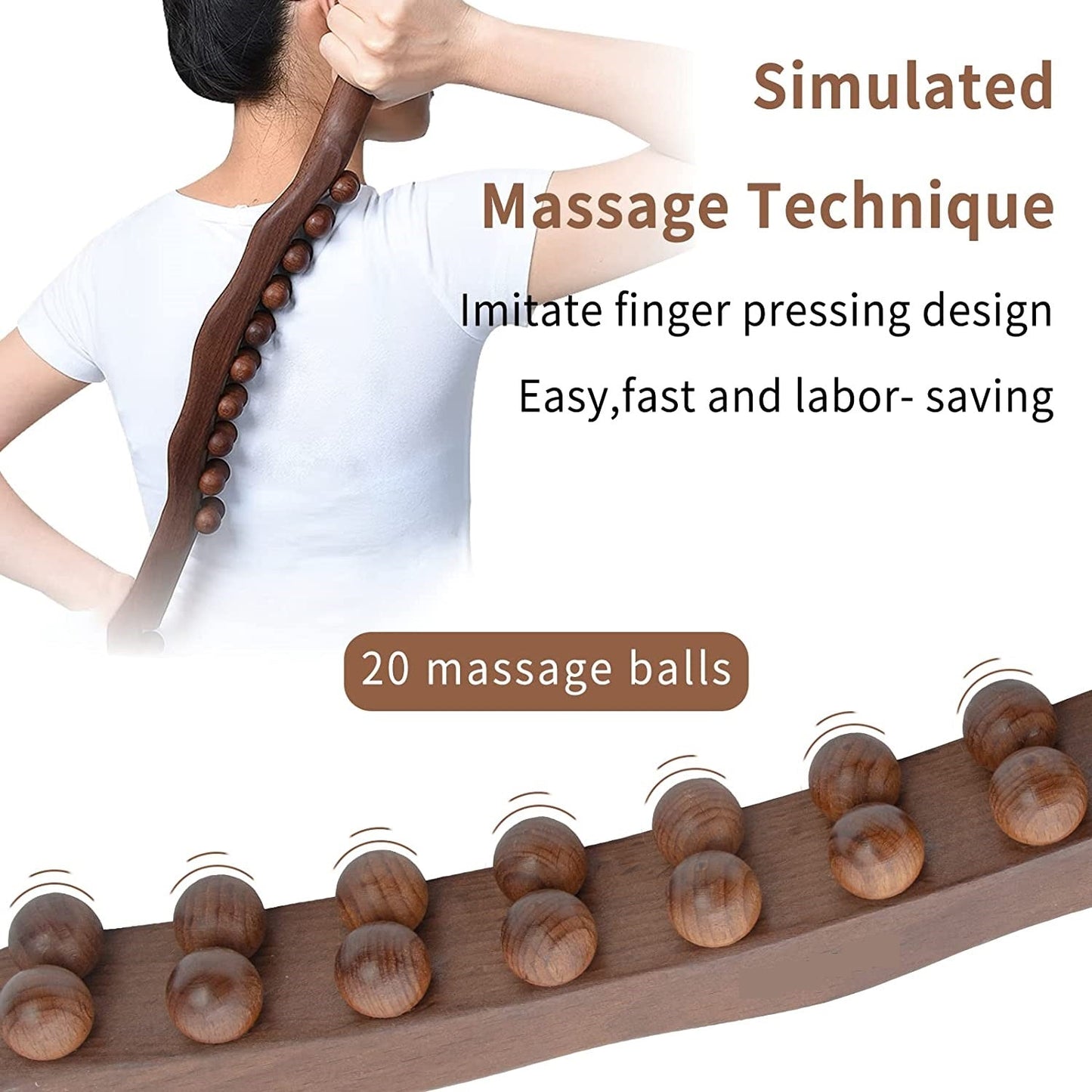 Wood Therapy Lymphatic Drainage M,assage Roller