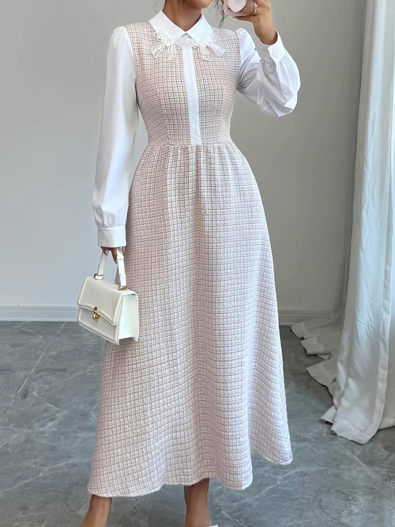 Classic Women's Office Wear Dress - OutfitLondon