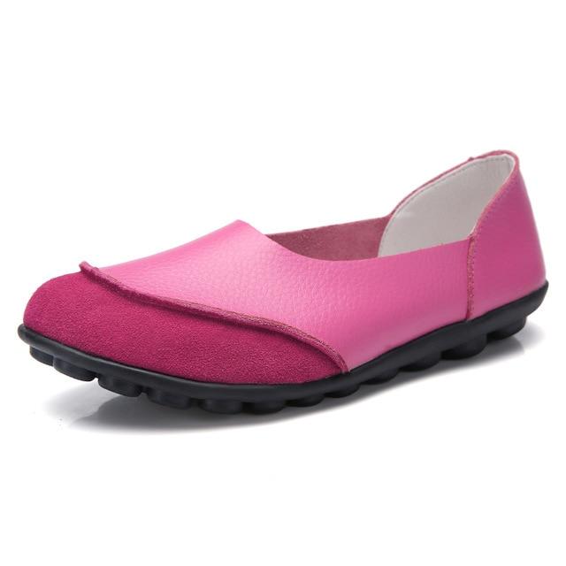 Women's Lofors Loafers Moccasins Soft Leather Flats