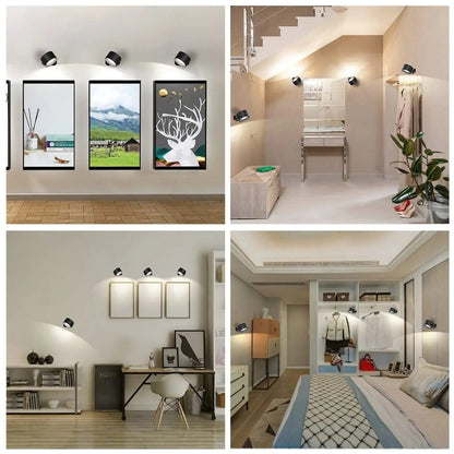 Cordless Wall Lamp - Battery Operated Light - Rechargeable Wall Light - Ambilume