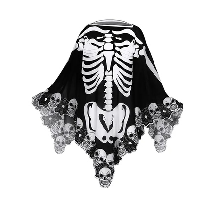 Creepy Ghost Lace Costume Cape