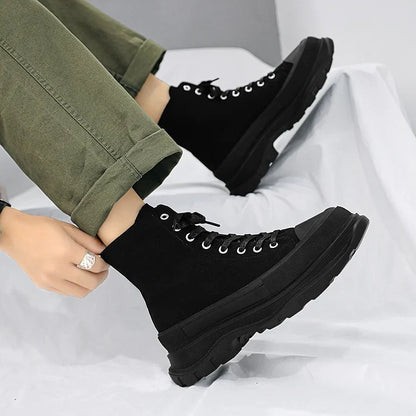 Trendy Men's High Top Casual Shoes