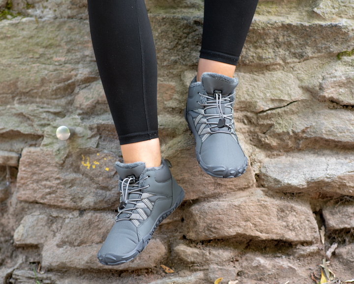 Hikng Walk Shoes Orthopedic Thermal Barefoot Shoes for Autumn & Winter