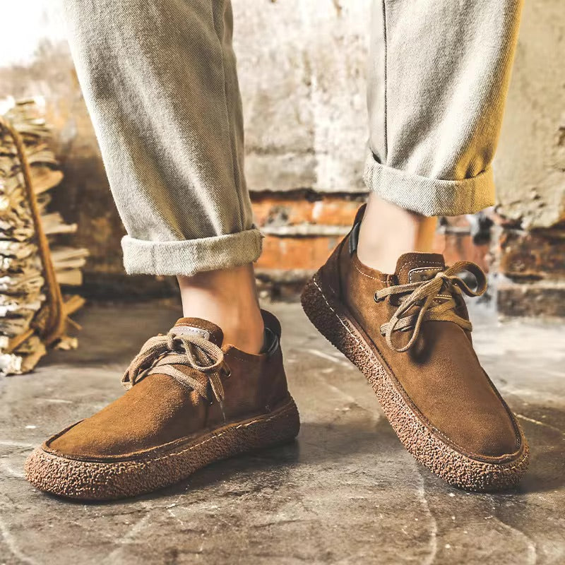 Suede Lace -Up Shoes
