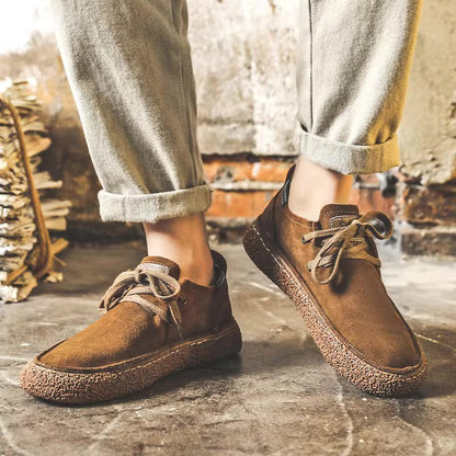 Suede Lace -Up Shoes