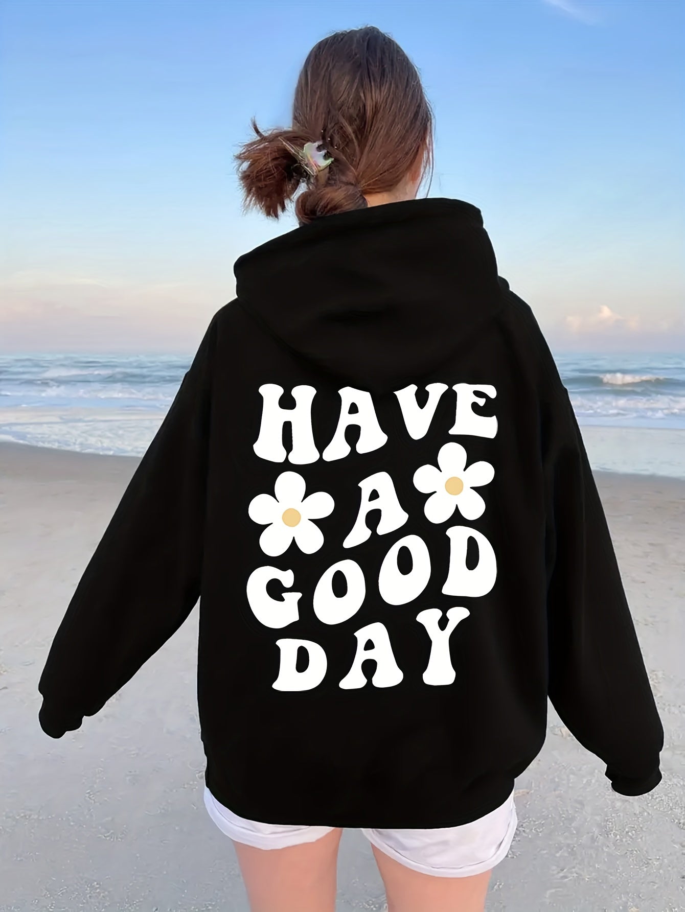 Warm Women's Graphic Sweatshirt with Cute Design - OutfitLondon