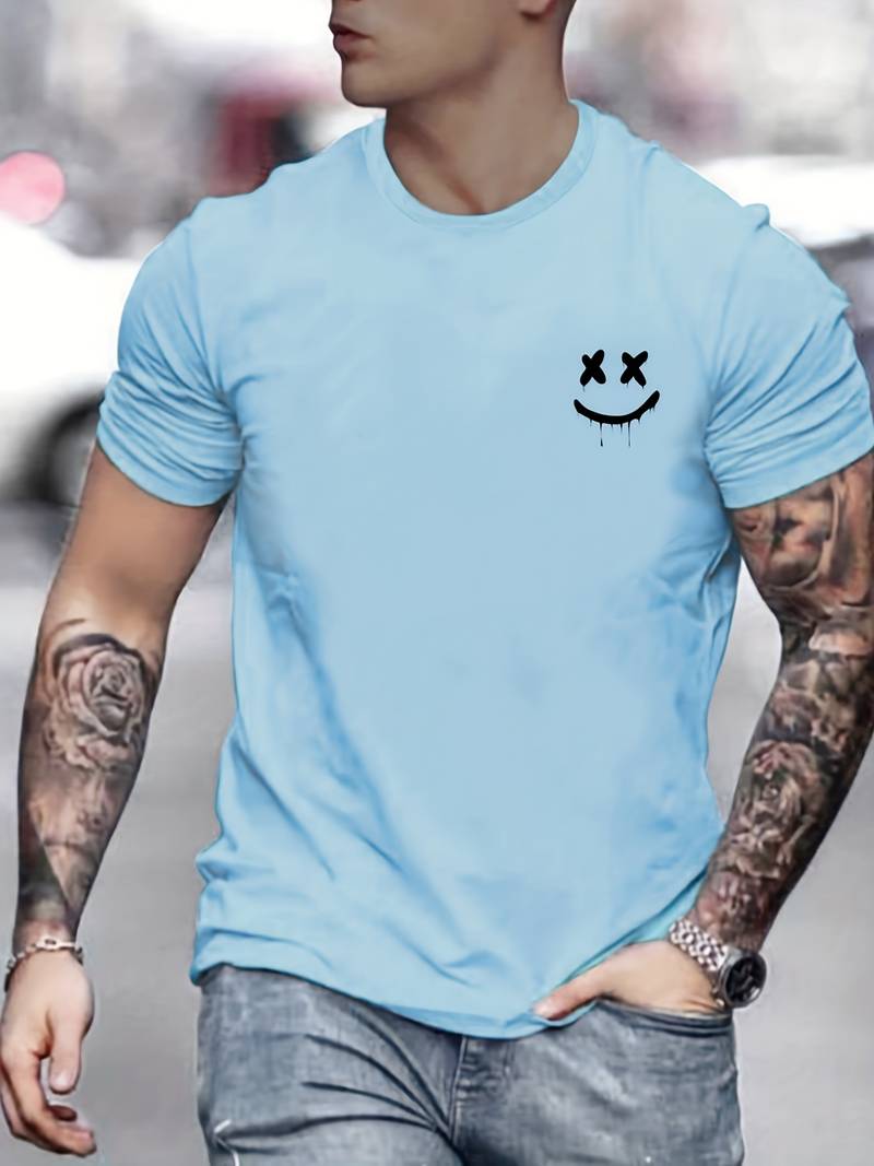 Casual Tee with Fun Brandon Graphic Print