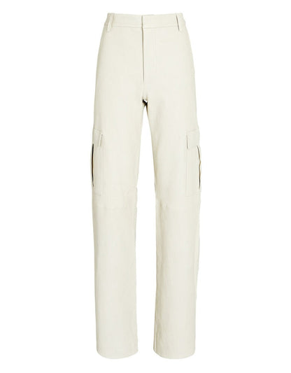 Adjustable Straight Leg Cargo Pants