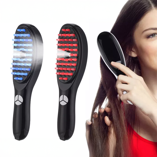 Scalp Massager Spray Brush – Massage, Light Therapy & Essential Oil Diffuser