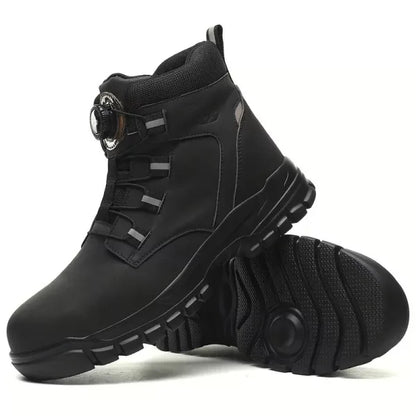 Waterproof, Indestructible Work Shoes for Men with Steel Toe Cap