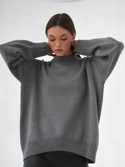 Soft Oversized Ladies Warm Knit Sweater