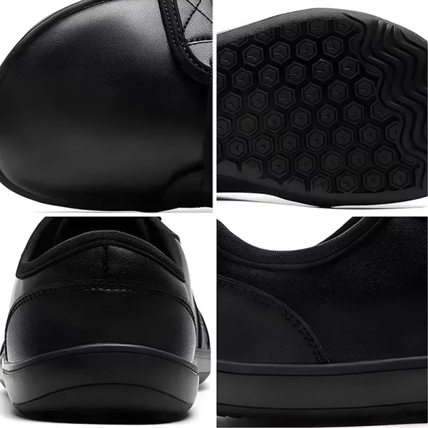 Zero Drop Leather Shoes Barefoot Sneakers