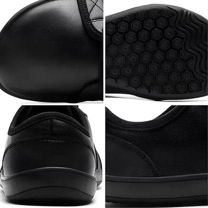 Zero Drop Leather Shoes Barefoot Sneakers