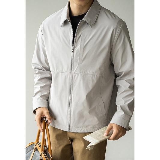 Men's Casual Cotton Lapel Workwear Jacket