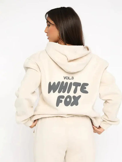 Comfy Women's Hooded Sweat Suit with Fun Designs