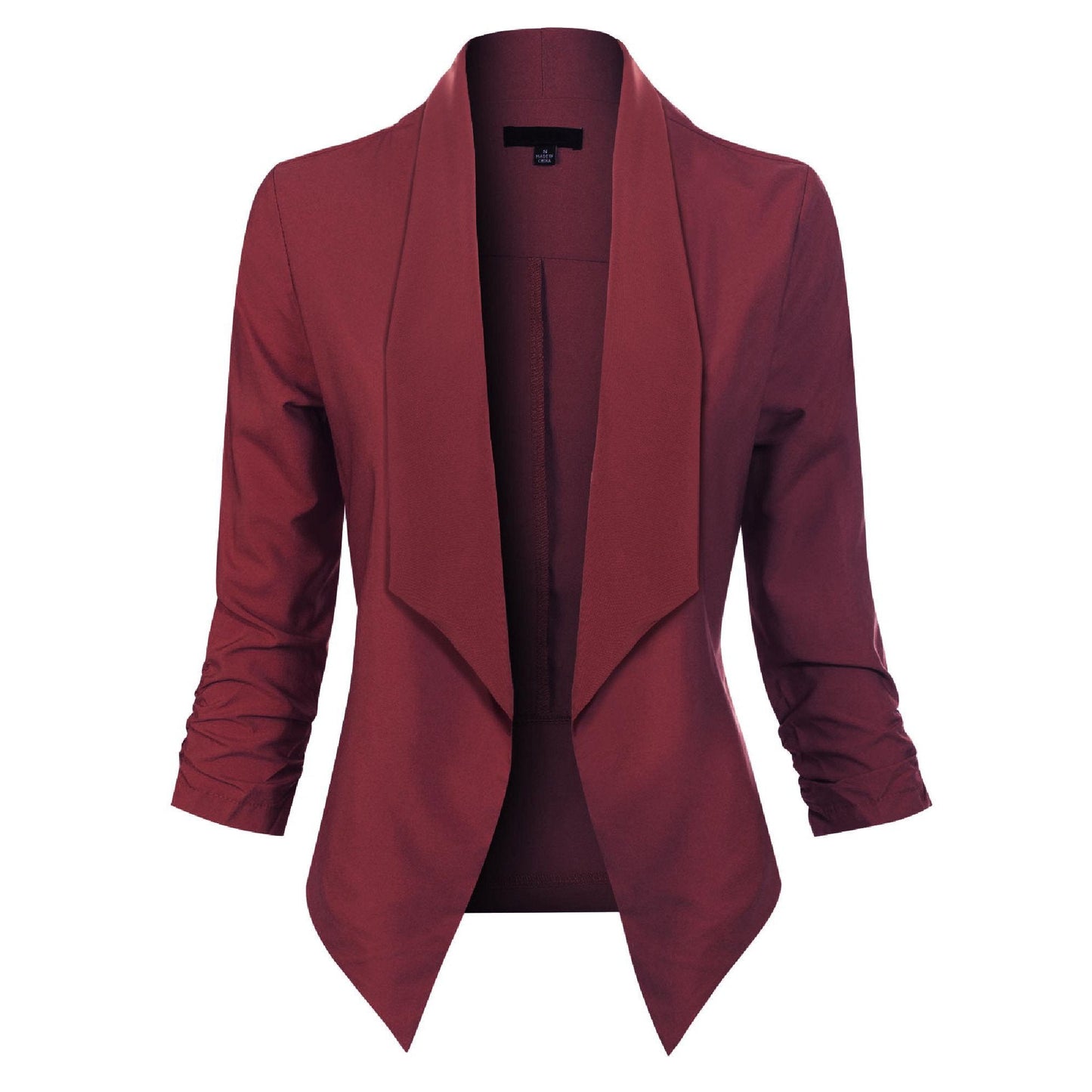 Tailored Open Front Ladies Coat - OutfitLondon