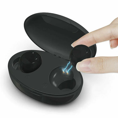 In-Ear Hearing Aids Invisible Enhancer Rechargeable Mini Sound Amplifier UK