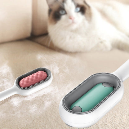 Multifunctional pet cleaning brush