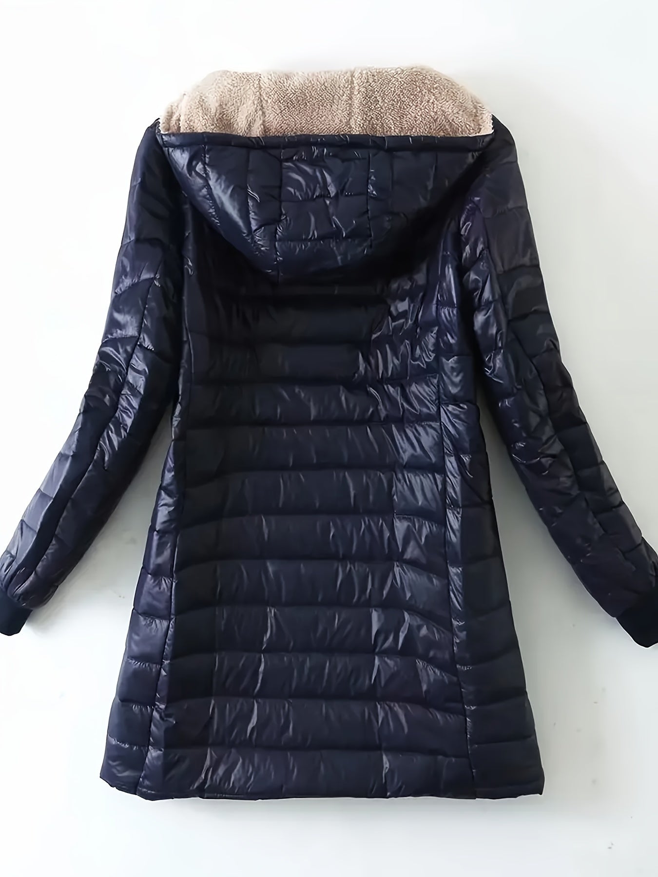 Warm Lightweight Fleece Puffer Coat