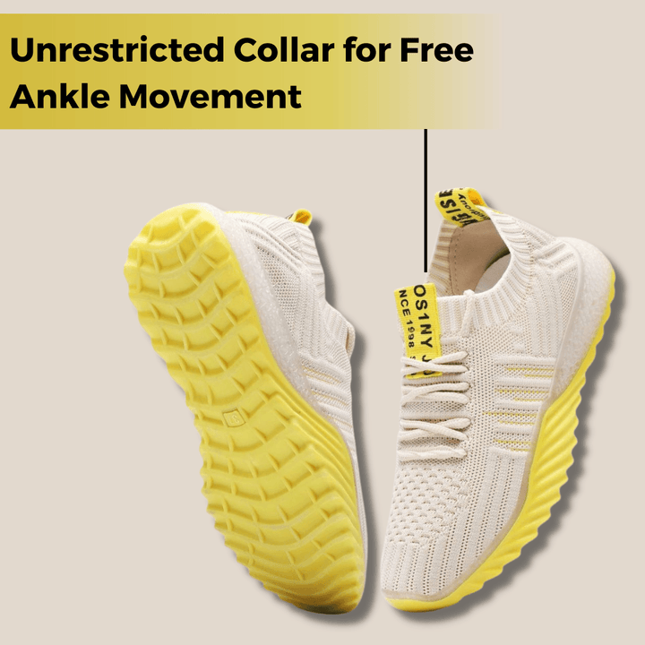 Colorblock Knitted Sneakers For Women
