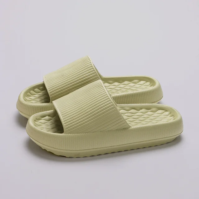 Thick Platform Cloud Slippers Non Slip Soft Sole Pillow Slides