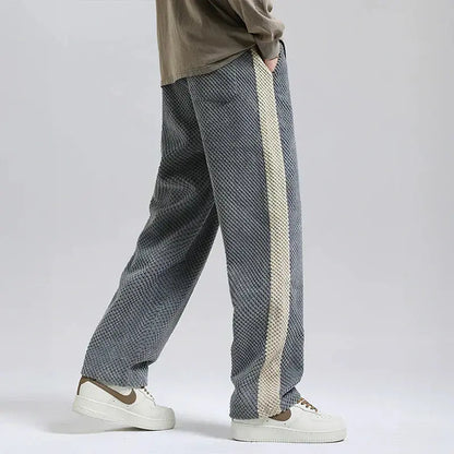 Trendy Textured Corduroy Jogger Pants