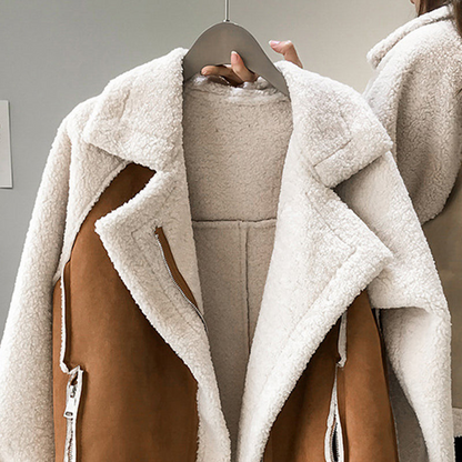 Mia | Chic Faux Fur Jacket with Thermal Lining