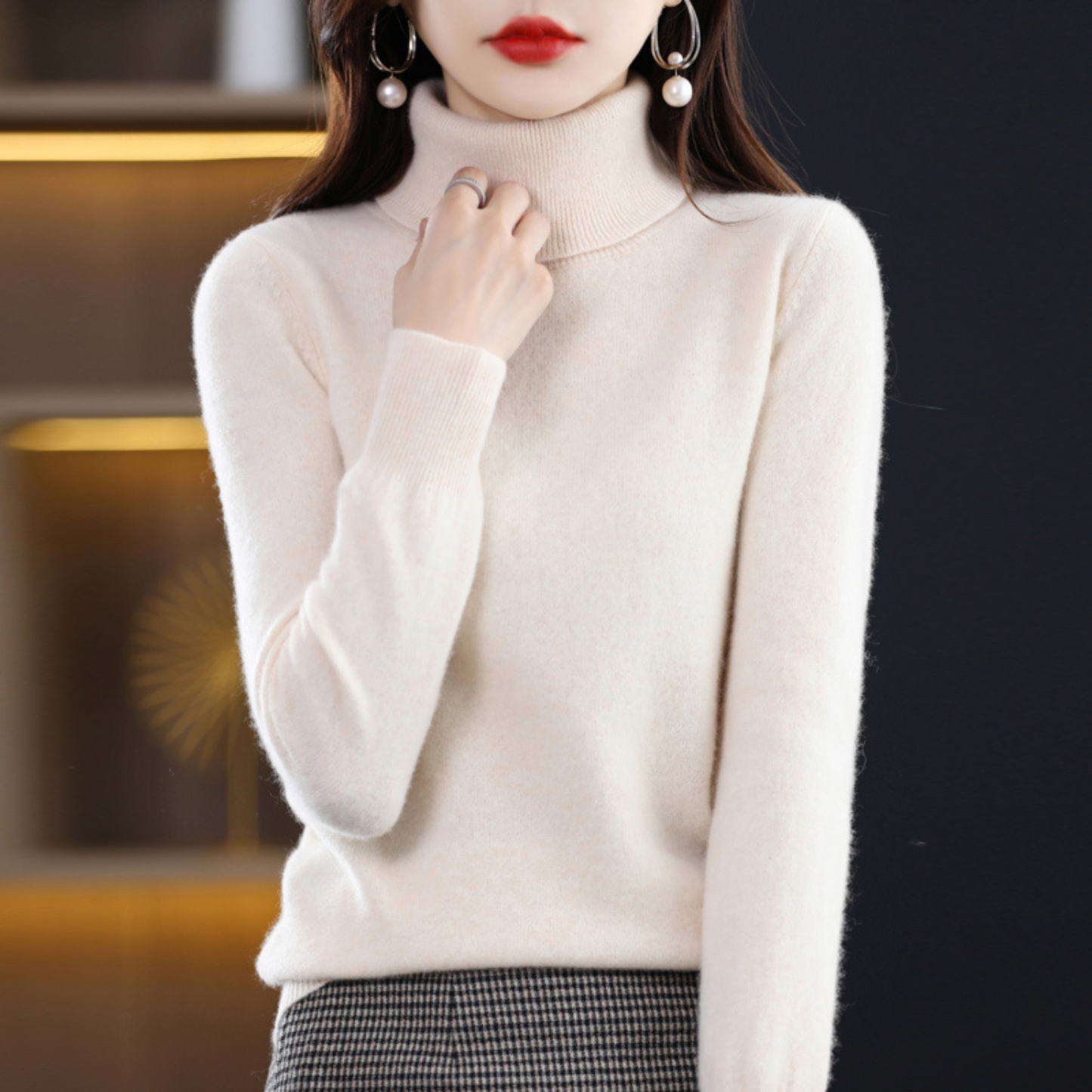 Soft Premium Women's Turtleneck Sweater
