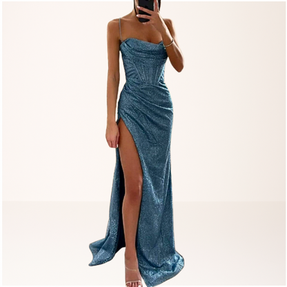 Glittering Formal Long Evening Gown