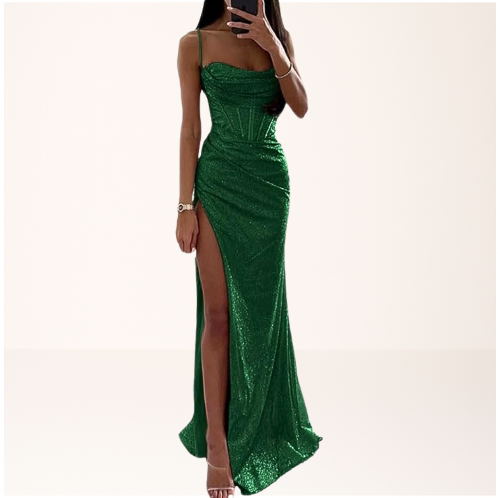 Glittering Formal Long Evening Gown
