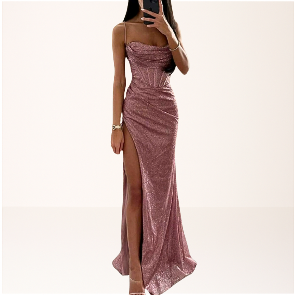 Glittering Formal Long Evening Gown