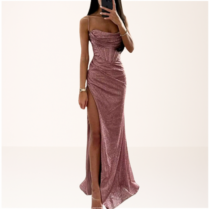Glittering Formal Long Evening Gown