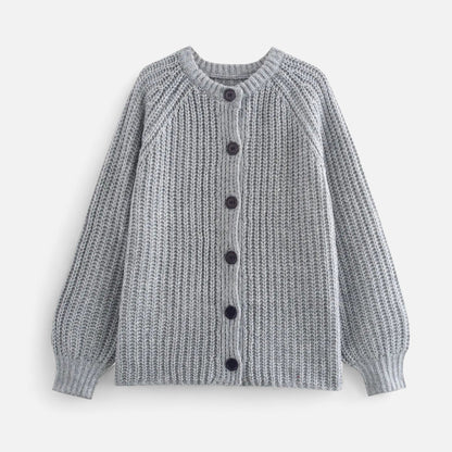 Classic Ladies Knitted Cardigan Sweater - OutfitLondon