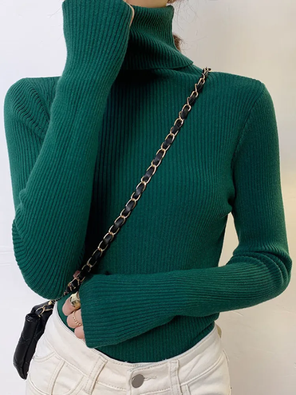 Warm Cozy Cashmere Turtleneck Sweater