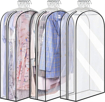 Breathable Clothing Storage Bags - 3 Pack with Easy Zipper - OutfitLondon