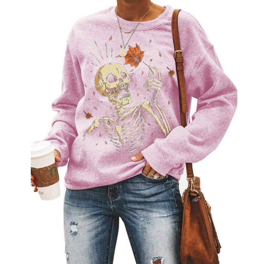 Scary Halloween Ladies Graphic T-Shirt