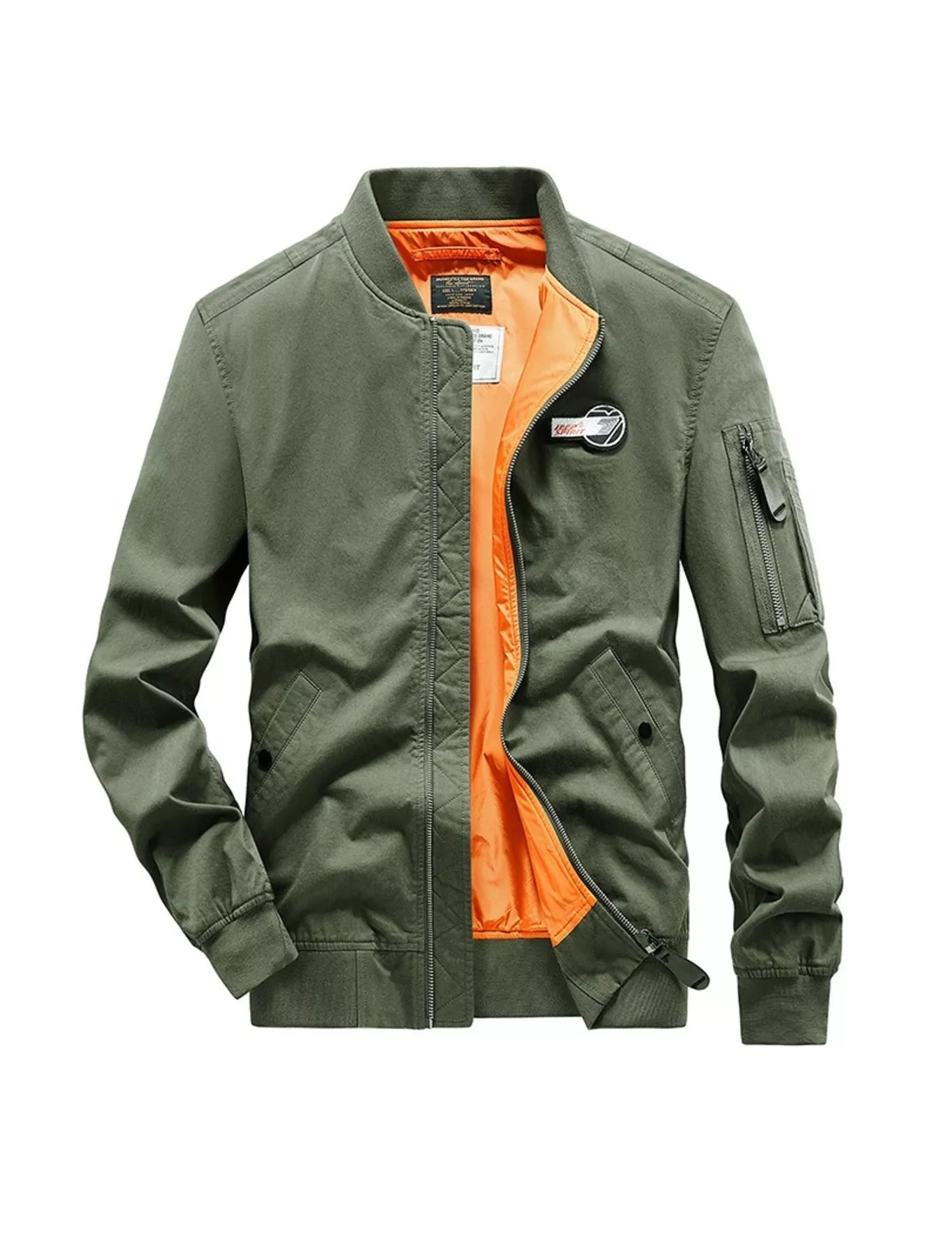 Vintage Style Real Leather Coat