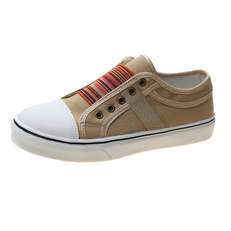 Women's Lace-up Flat Heel Sneakers