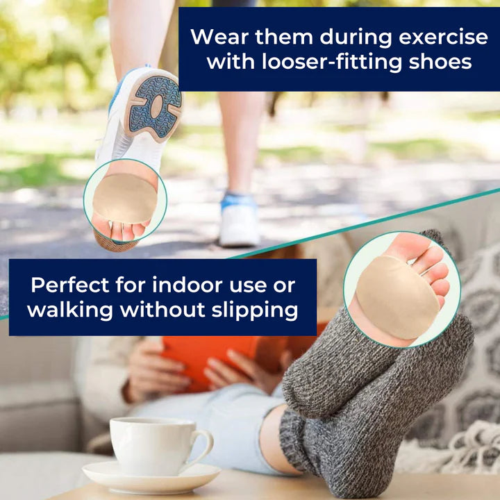 Neuroma and Metatarsalgia Relief Pads | Gel Cushion and Metatarsal Support | Foot Pain Relief for Everyday Comfort