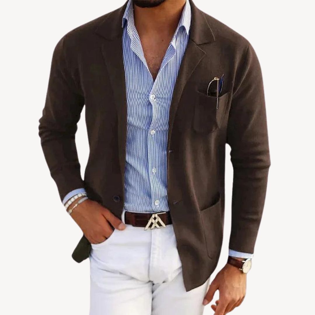 Classic Fit Men's Knit Jacket