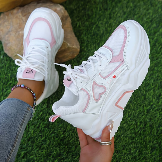Stylish Love Pattern Women's Casual Shoes - OutfitLondon