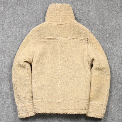 Warm Shearling Winter Coat