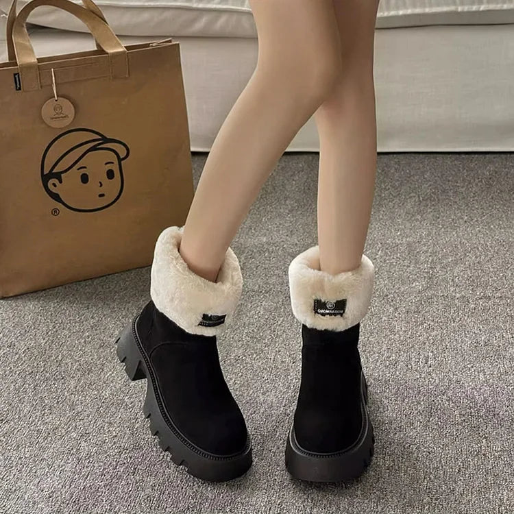 Warm Waterproof Insulated Winter Boots for Women