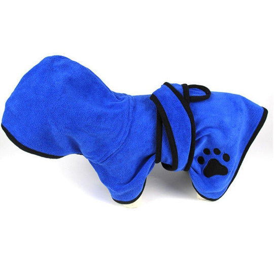 Dog Bathrobe Towel | Soft Absorbing Microfiber