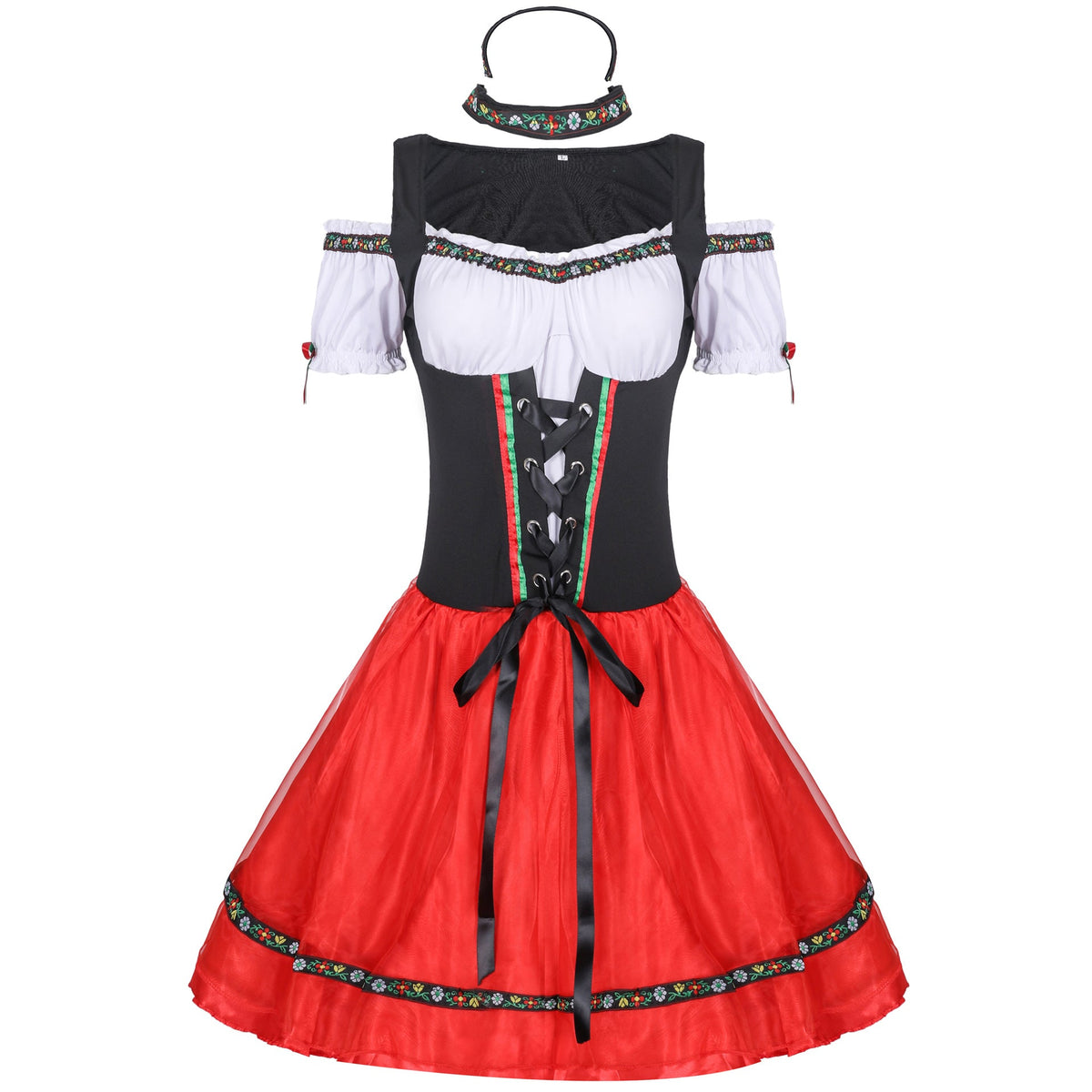 Women's Classic Cotton Blend Dirndl Dress