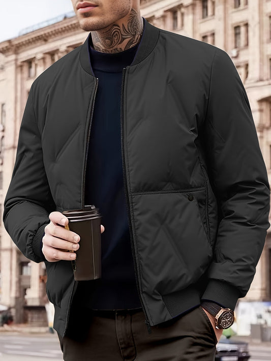 Insulated Water Resistant Mens Puffer Coat - OutfitLondon