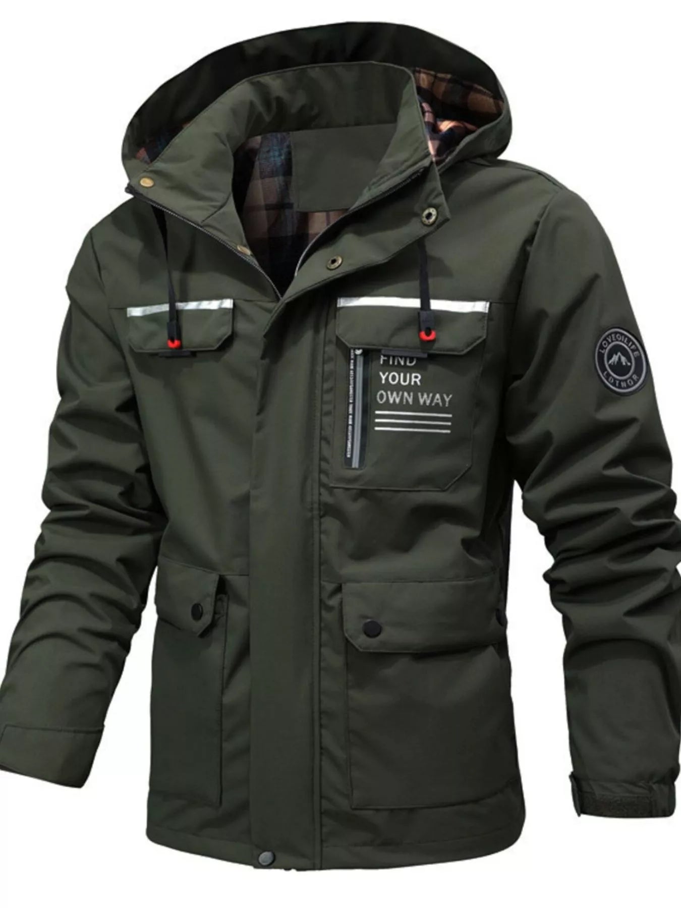 Big Waterproof Hooded Winter Parka Coat - OutfitLondon